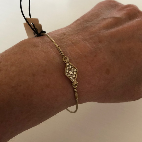 Beautiful NWT Crave Wire Wrapped Crystal Bangle! - Picture 4 of 4